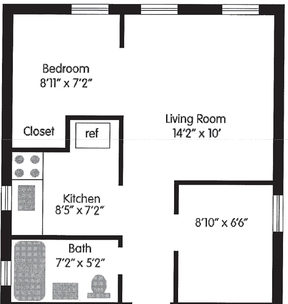 Sunny UWS 2bedroom with roof garden Listings Project